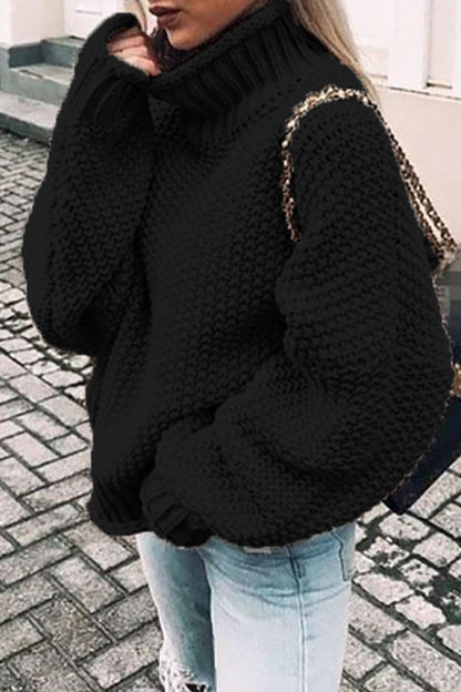Patchwork Turtleneck Sweaters(14 Colors)