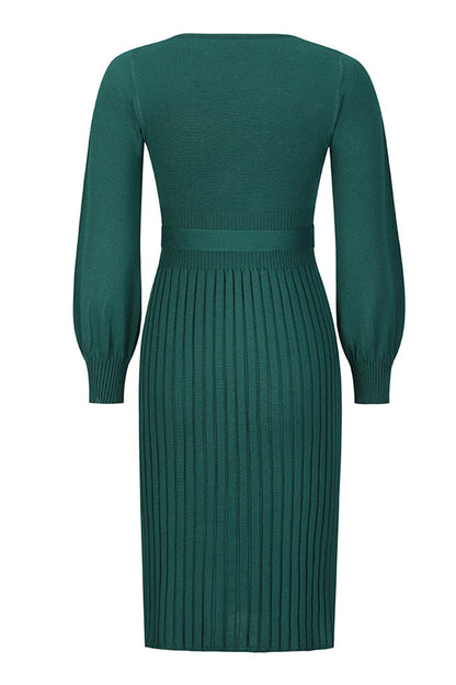Bandage O Neck One Step Skirt Dresses(4 Colors)