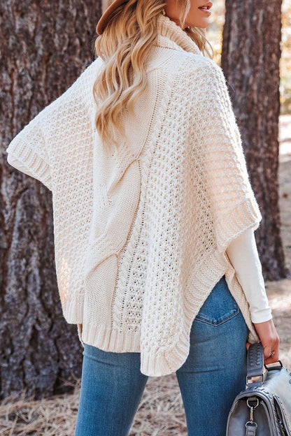 Patchwork Turtleneck Sweaters(3 Colors)