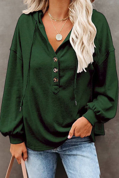 Frenulum V Neck Hoodies(11 Colors)