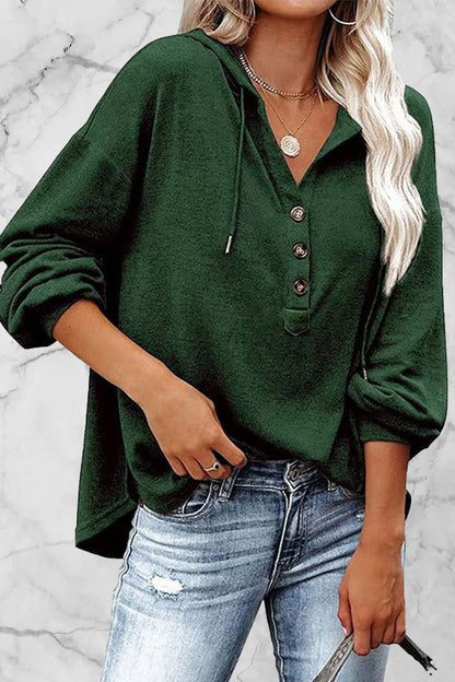 Frenulum V Neck Hoodies(11 Colors)