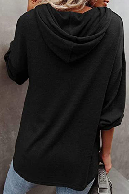 Frenulum V Neck Hoodies(11 Colors)