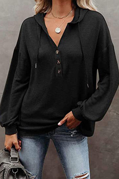 Frenulum V Neck Hoodies(11 Colors)