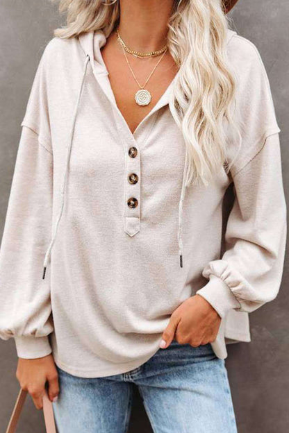 Frenulum V Neck Hoodies(11 Colors)