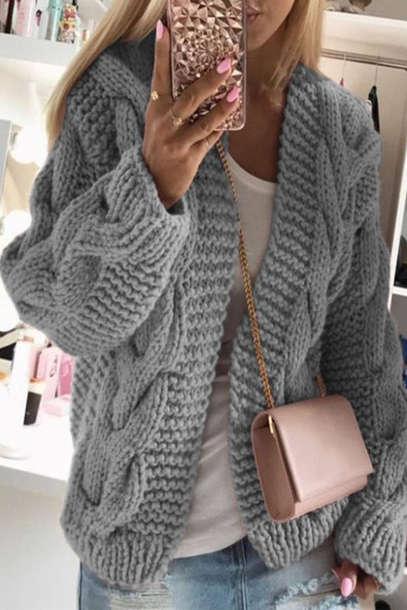Color V Neck Sweaters(5 Colors)