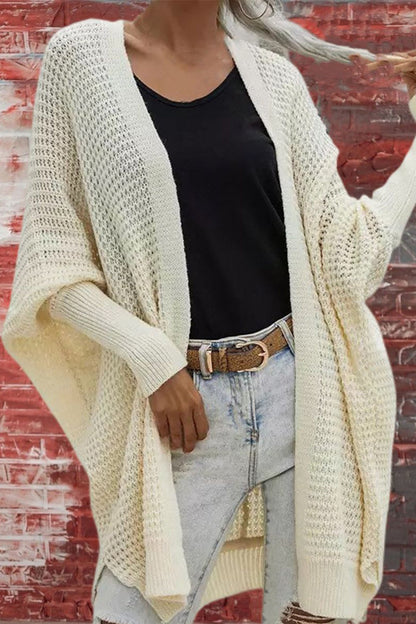 Color V Neck Bat Sleeve Cardigans(8 Colors)