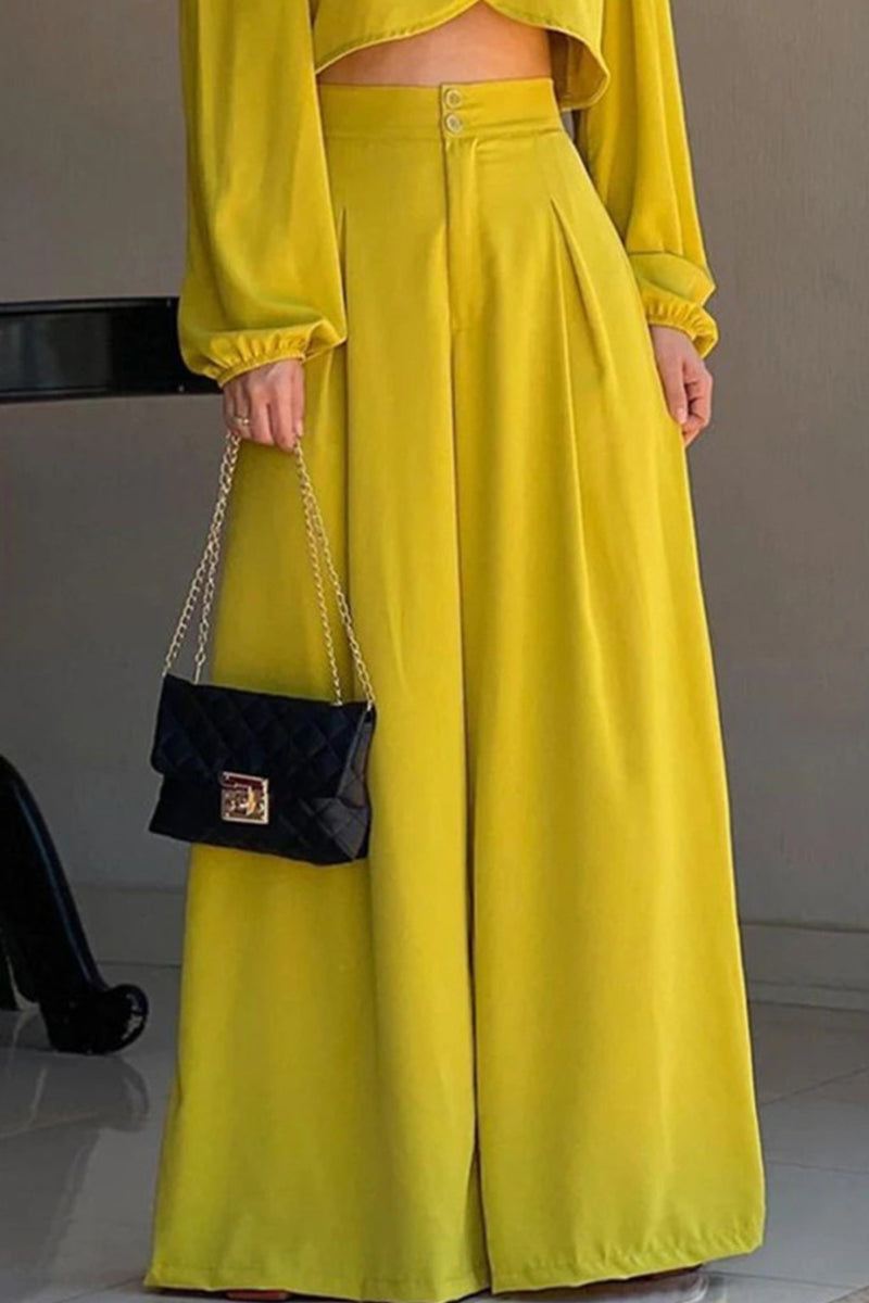 Asymmetrical Half a Turtleneck Long Sleeve Two Pieces