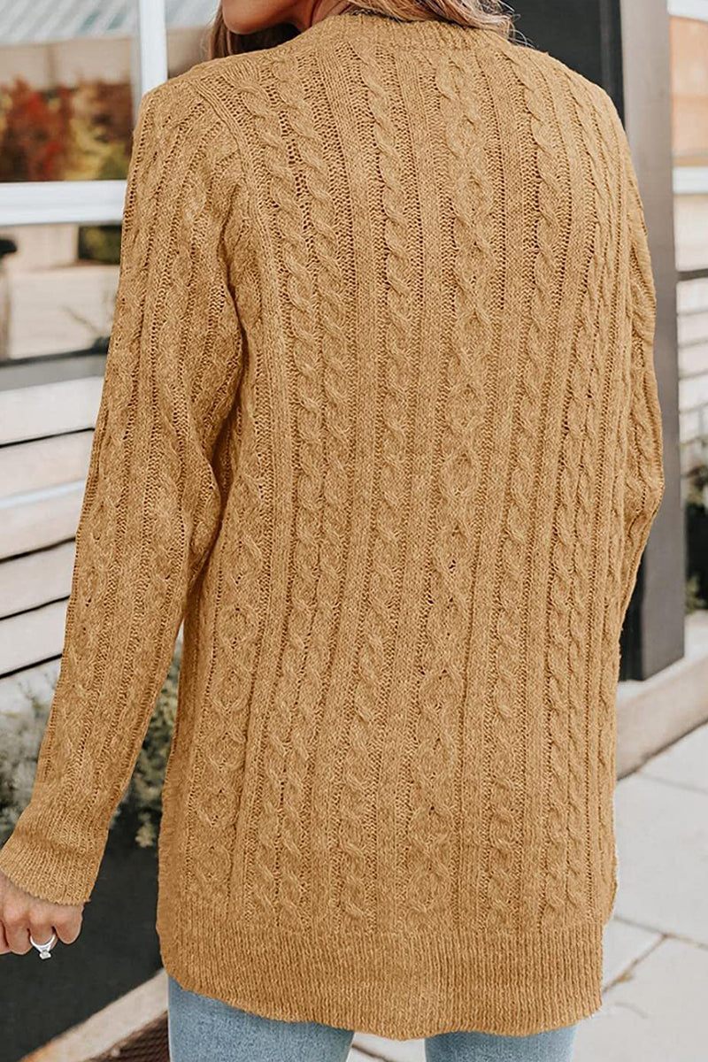 Buttons Color V Neck Cardigans(5 Colors)