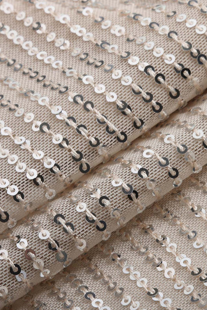 Sequins Oblique Collar One Step Skirt Dresses(5 Colors)