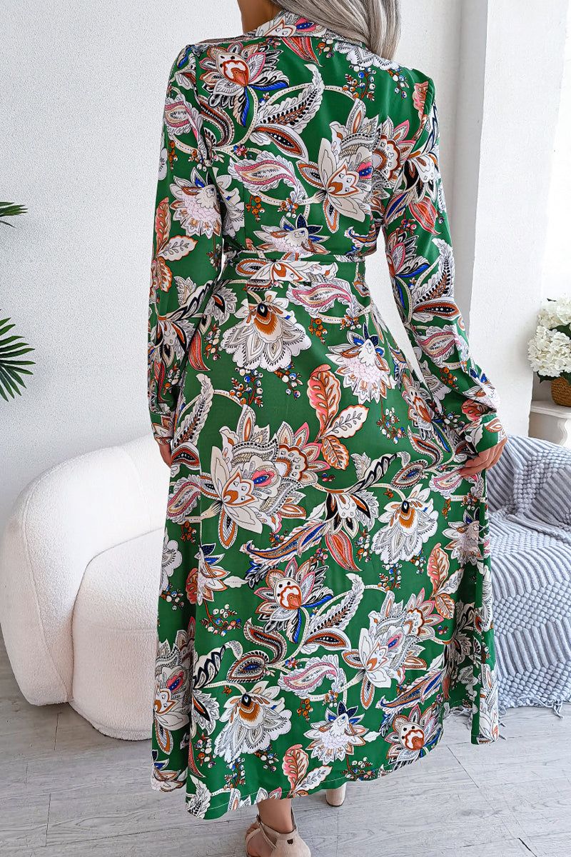 Frenulum Buckle Turndown Collar One Step Skirt Dresses(3 Colors)