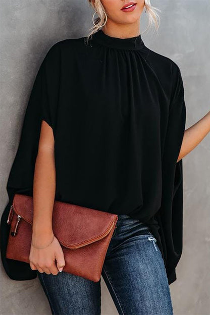 Print Printing O Neck Blouses(10 Colors)