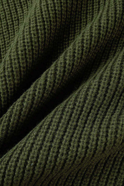 Slit V Neck Sweaters(7 Colors)
