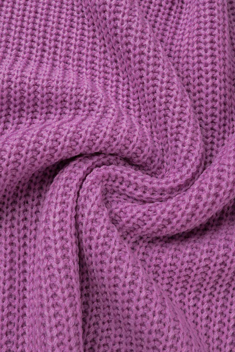 Slit V Neck Sweaters(7 Colors)