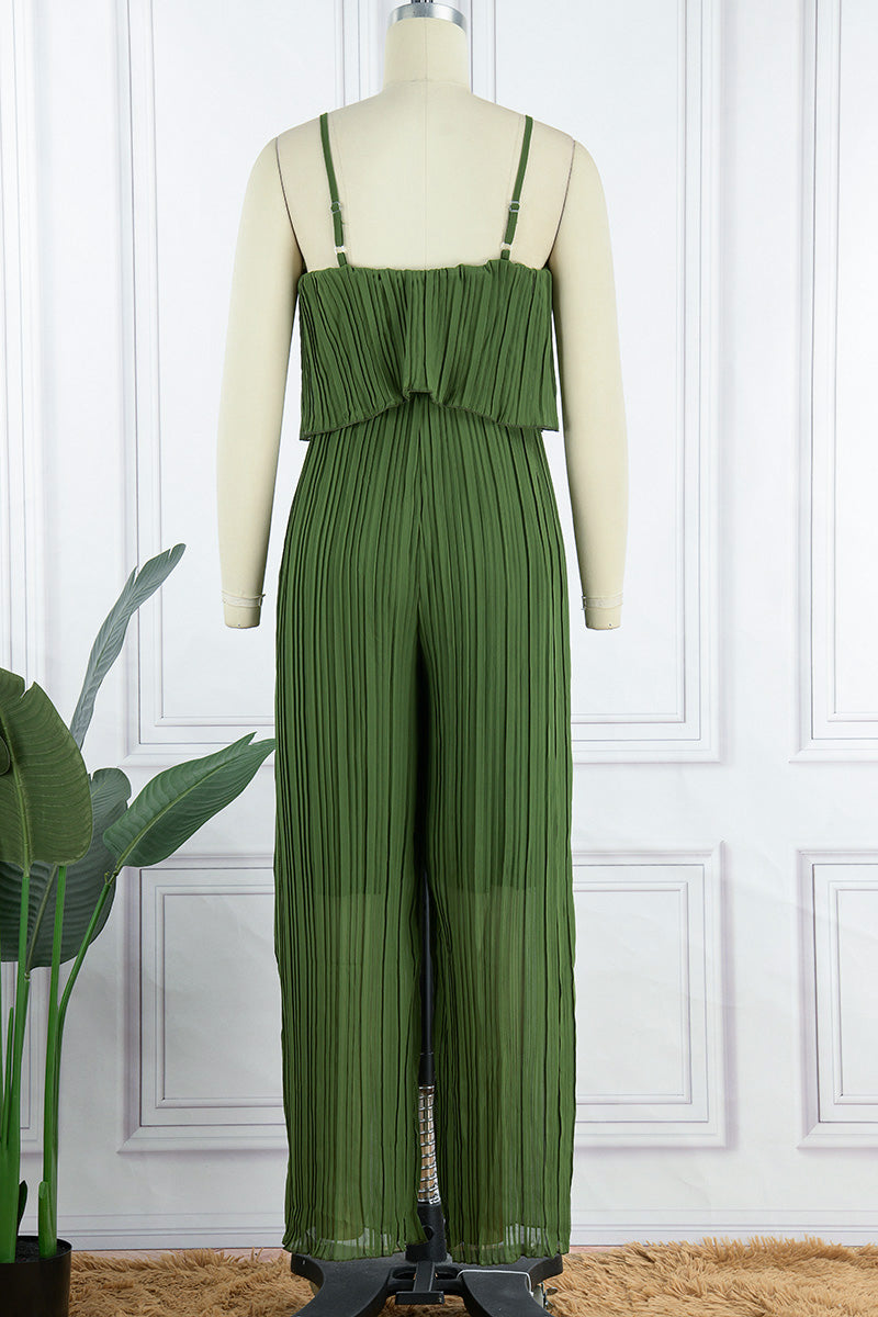 Simplicity Fold Strapless Loose Jumpsuits(3 Colors)