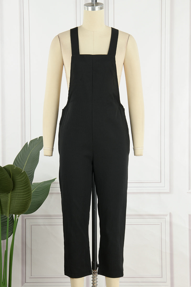 Simplicity Patchwork Loose Jumpsuits