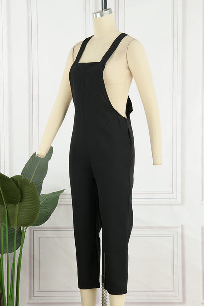 Simplicity Patchwork Loose Jumpsuits