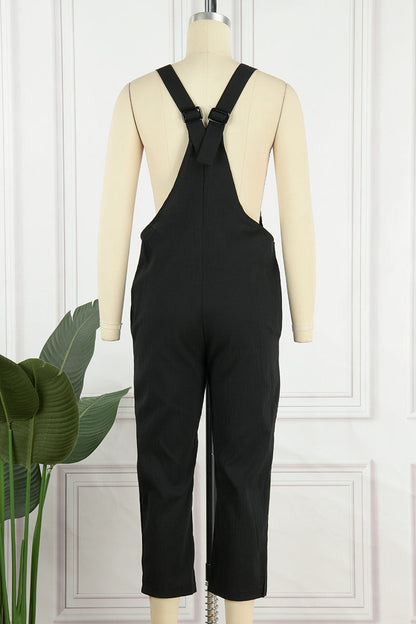 Simplicity Patchwork Loose Jumpsuits