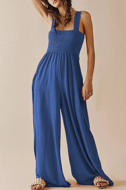 Simplicity Pocket Loose Jumpsuits(5 Colors)