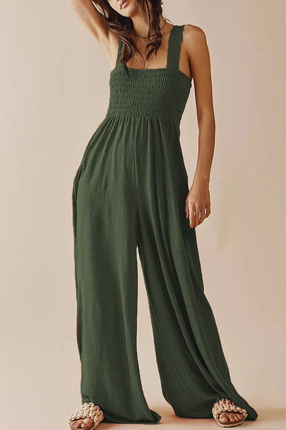 Simplicity Pocket Loose Jumpsuits(5 Colors)