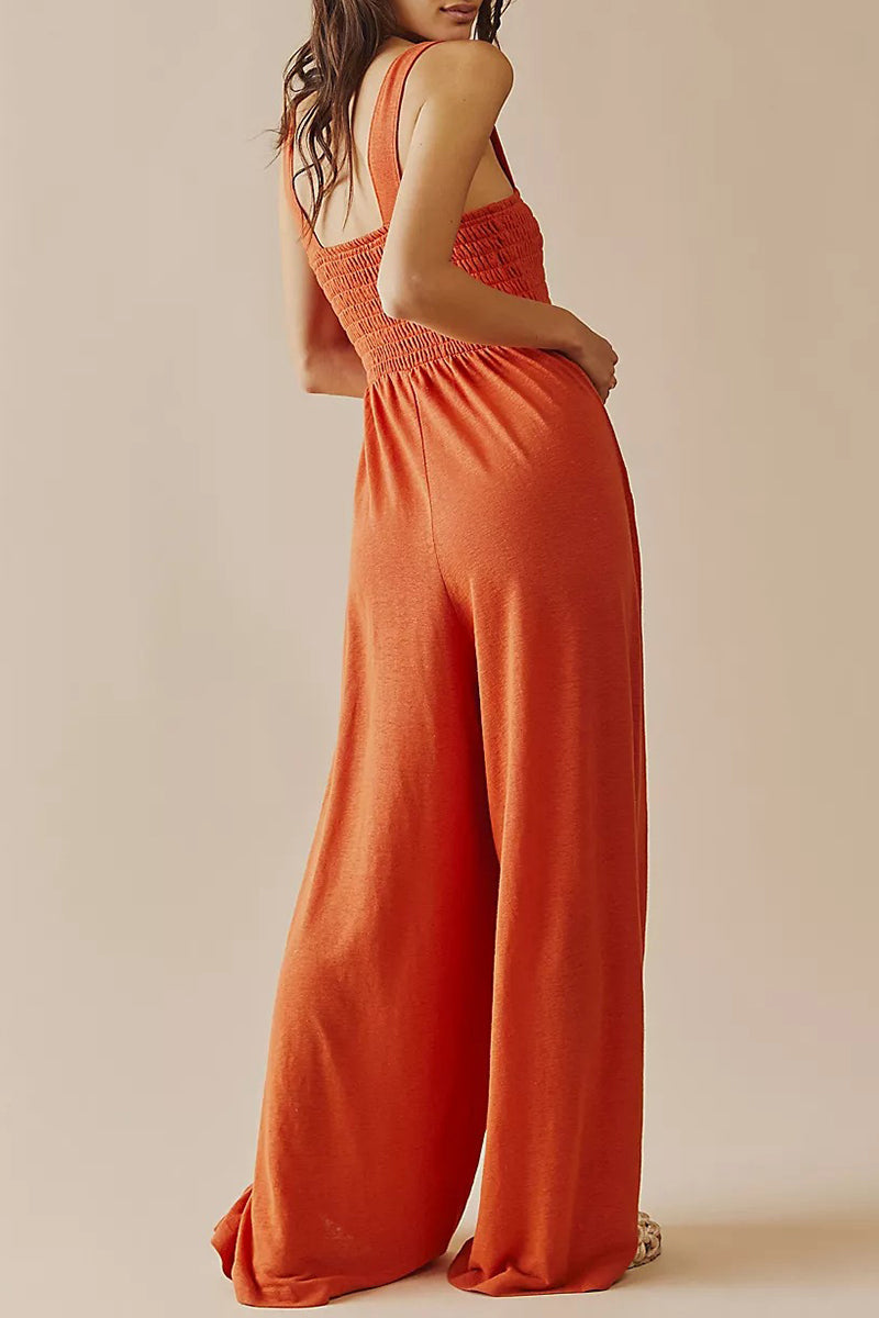 Simplicity Pocket Loose Jumpsuits(5 Colors)