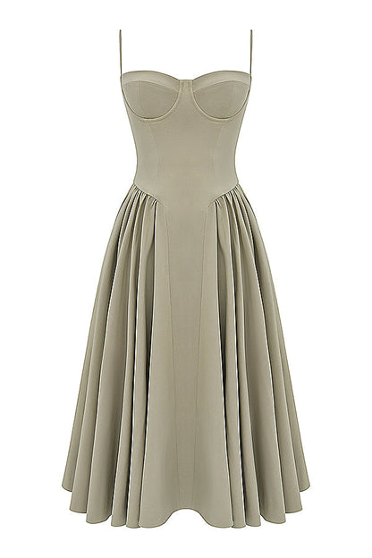 Corset Midi Dress