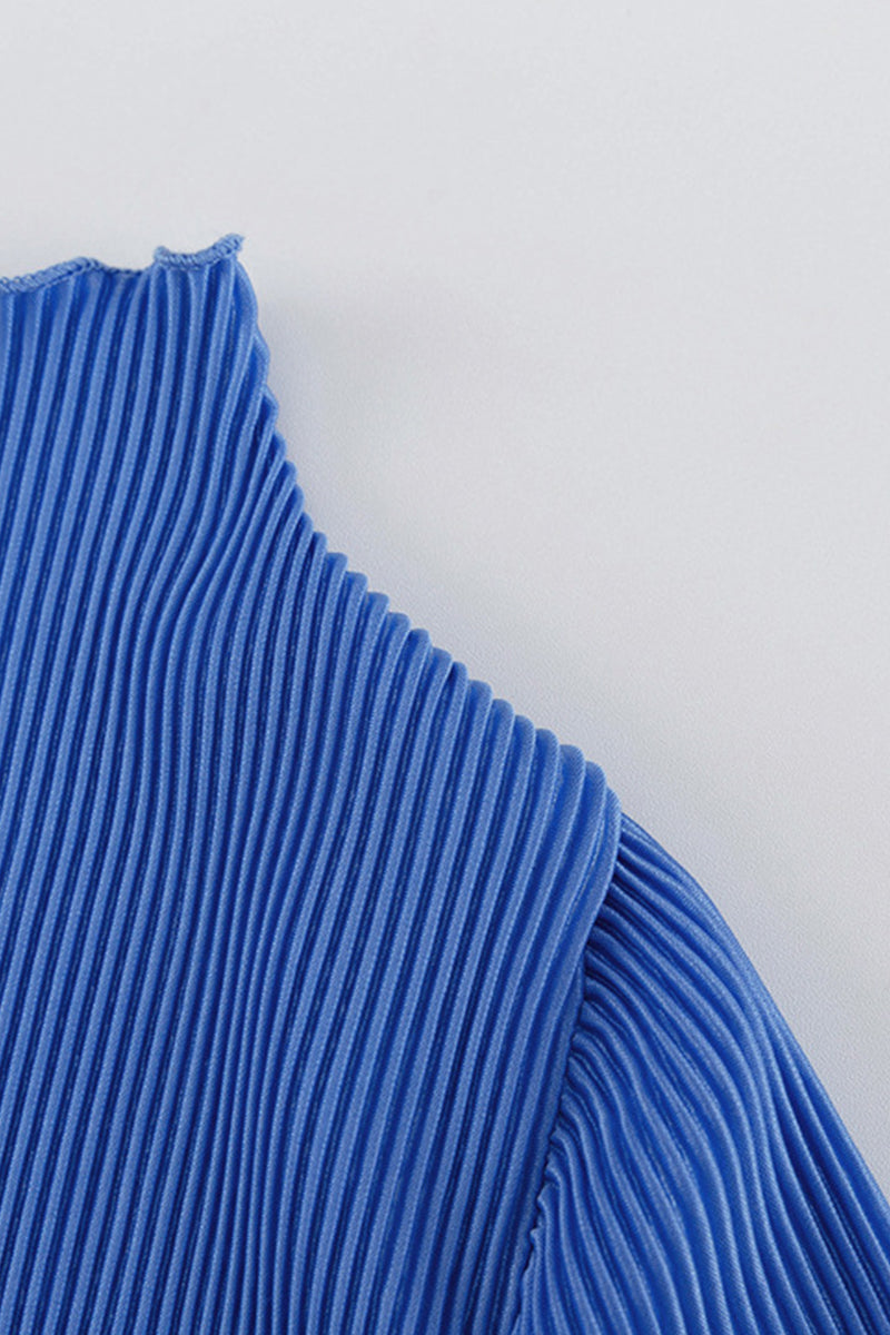 Fold Half a Turtleneck Short Sleeve Two Pieces