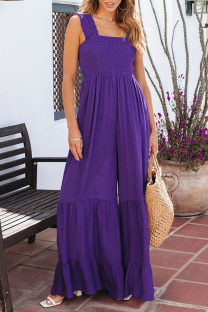 Fold Loose Jumpsuits