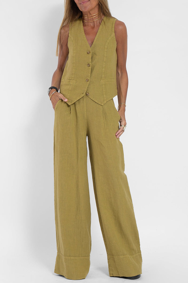 Beading V Neck Sleeveless Two Pieces