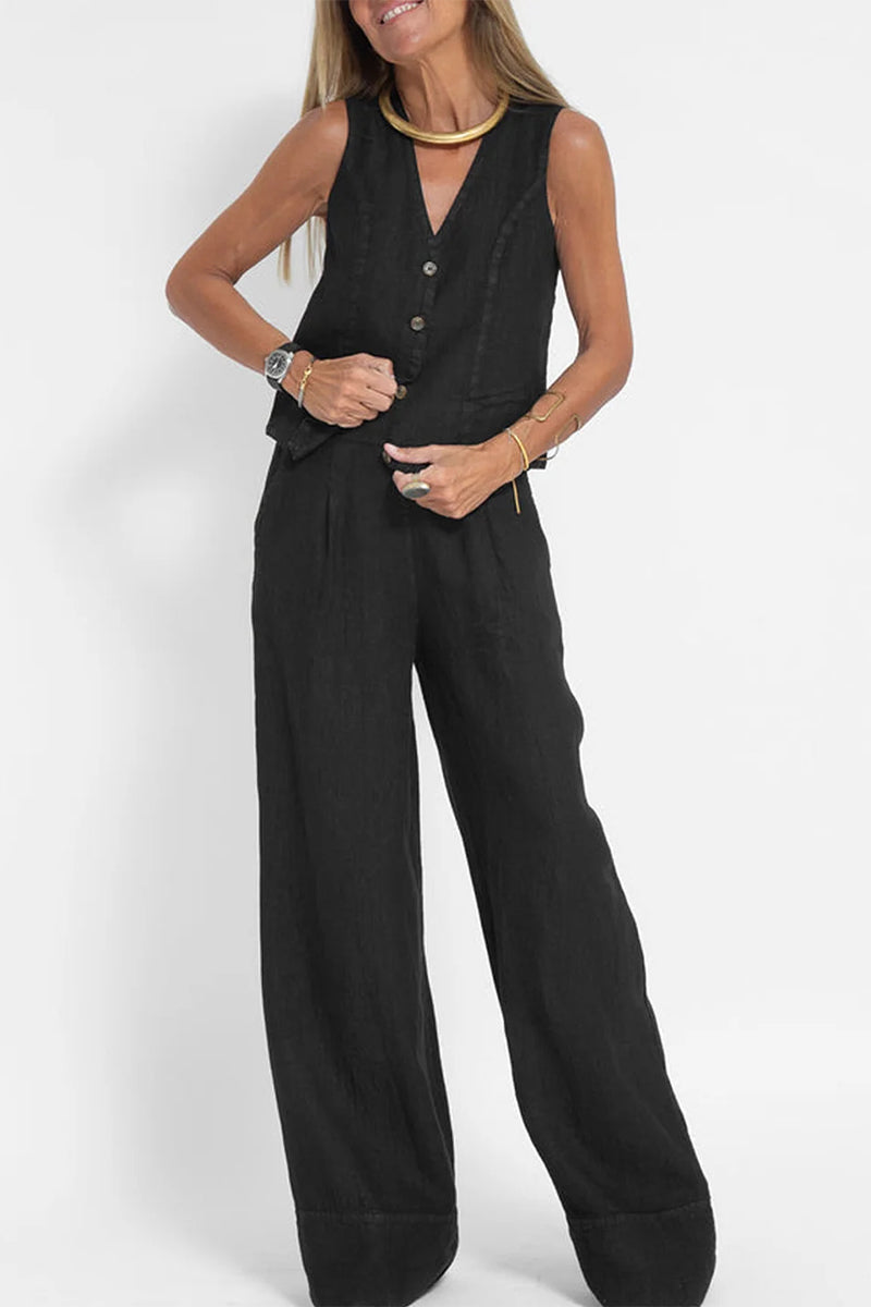 Beading V Neck Sleeveless Two Pieces