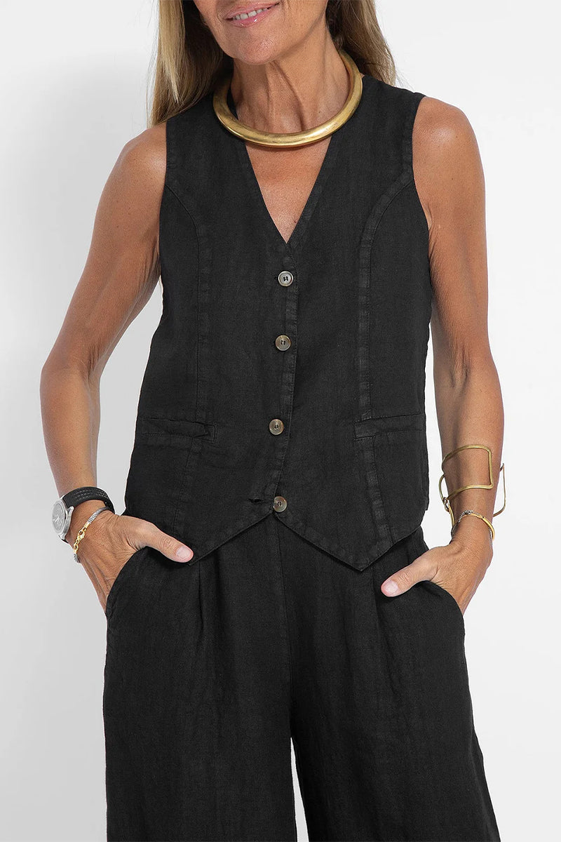 Beading V Neck Sleeveless Two Pieces