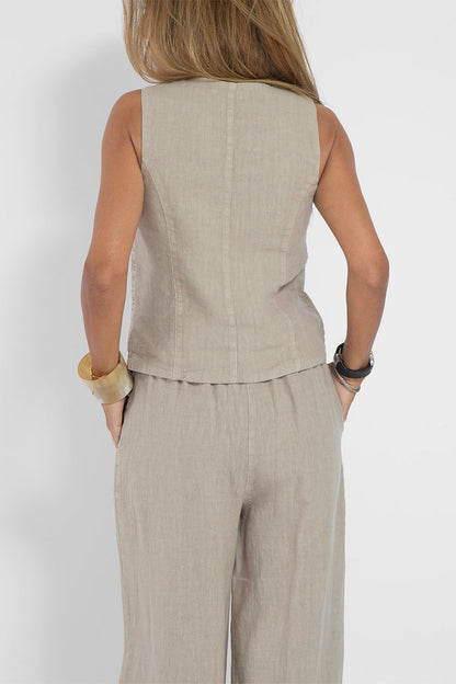 Beading V Neck Sleeveless Two Pieces