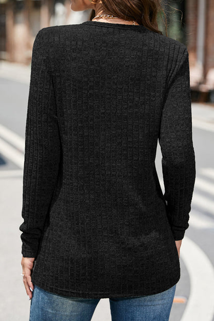 Street Buttons O Neck Sweaters(5 Colors)