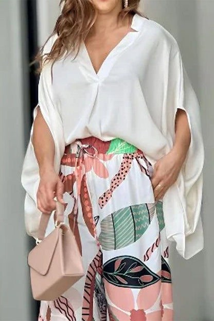 Celebrities Fold V Neck Two Pieces