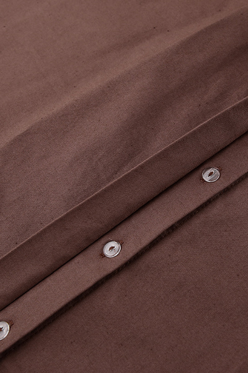 Work Bandage Turndown Collar Waist Skirt Dresses