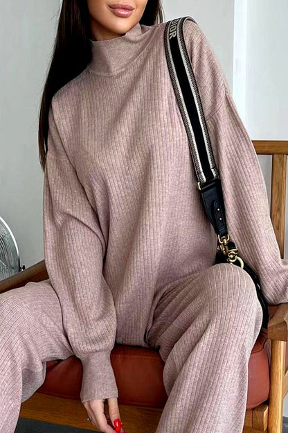Simplicity Turtleneck Long Sleeve Two Pieces