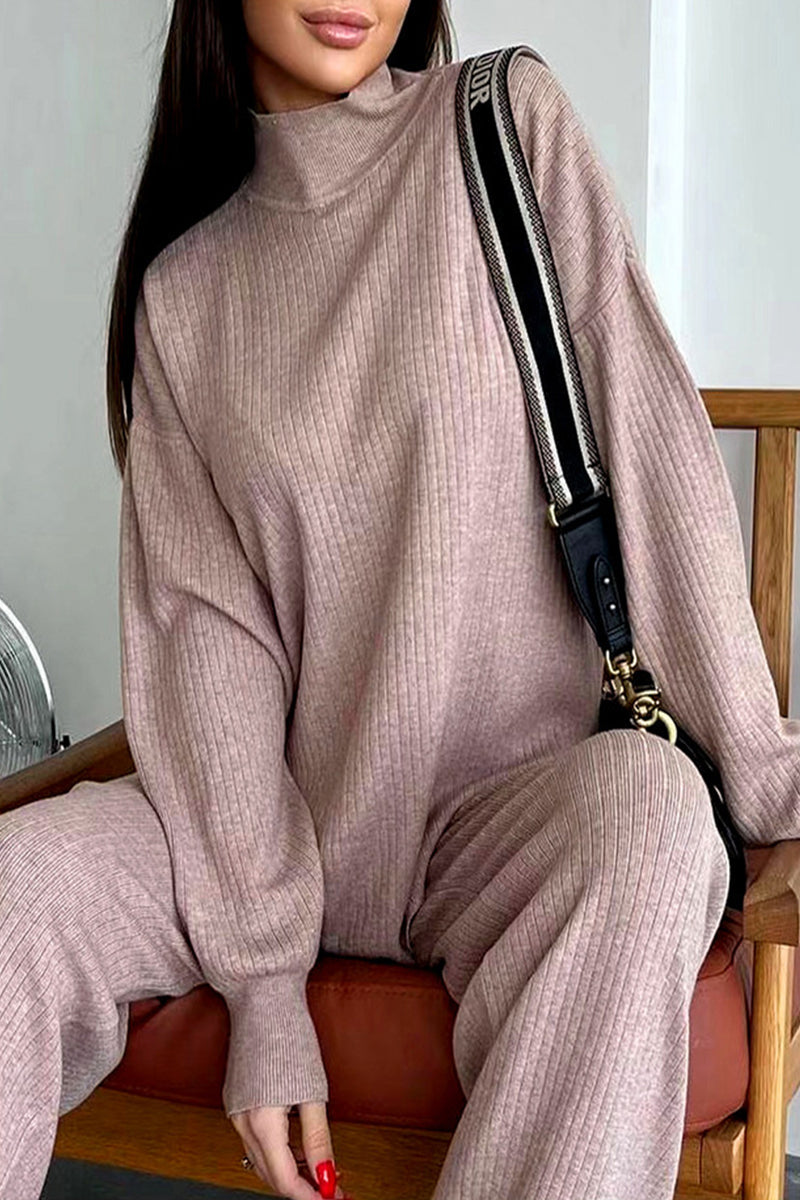 Simplicity Turtleneck Long Sleeve Two Pieces