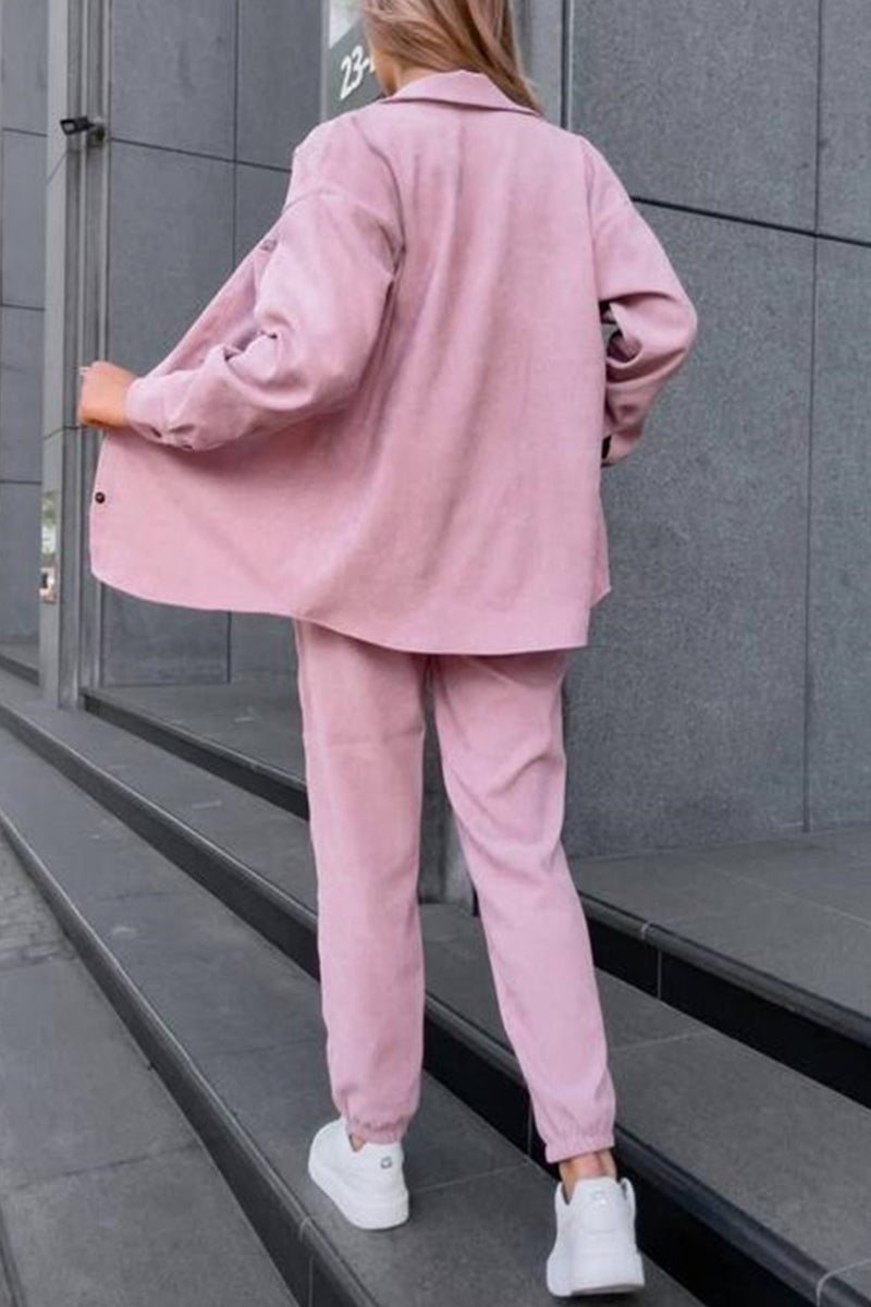 Simplicity Make Old Pocket Turndown Collar Long Sleeve Two Pieces