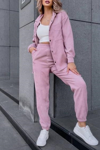 Simplicity Make Old Pocket Turndown Collar Long Sleeve Two Pieces