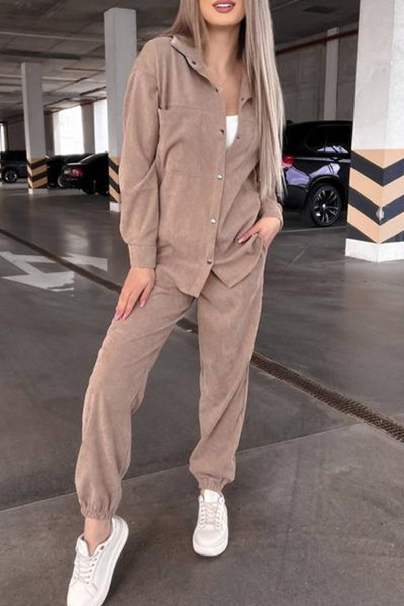 Simplicity Make Old Pocket Turndown Collar Long Sleeve Two Pieces