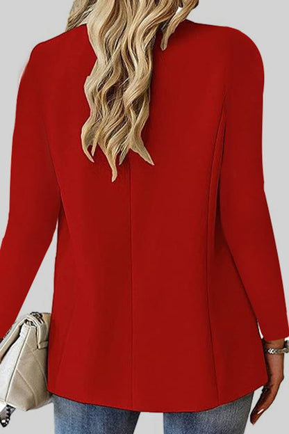 Cardigan Turn-back Collar Outerwear