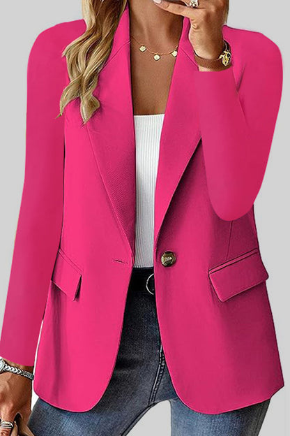 Cardigan Turn-back Collar Outerwear