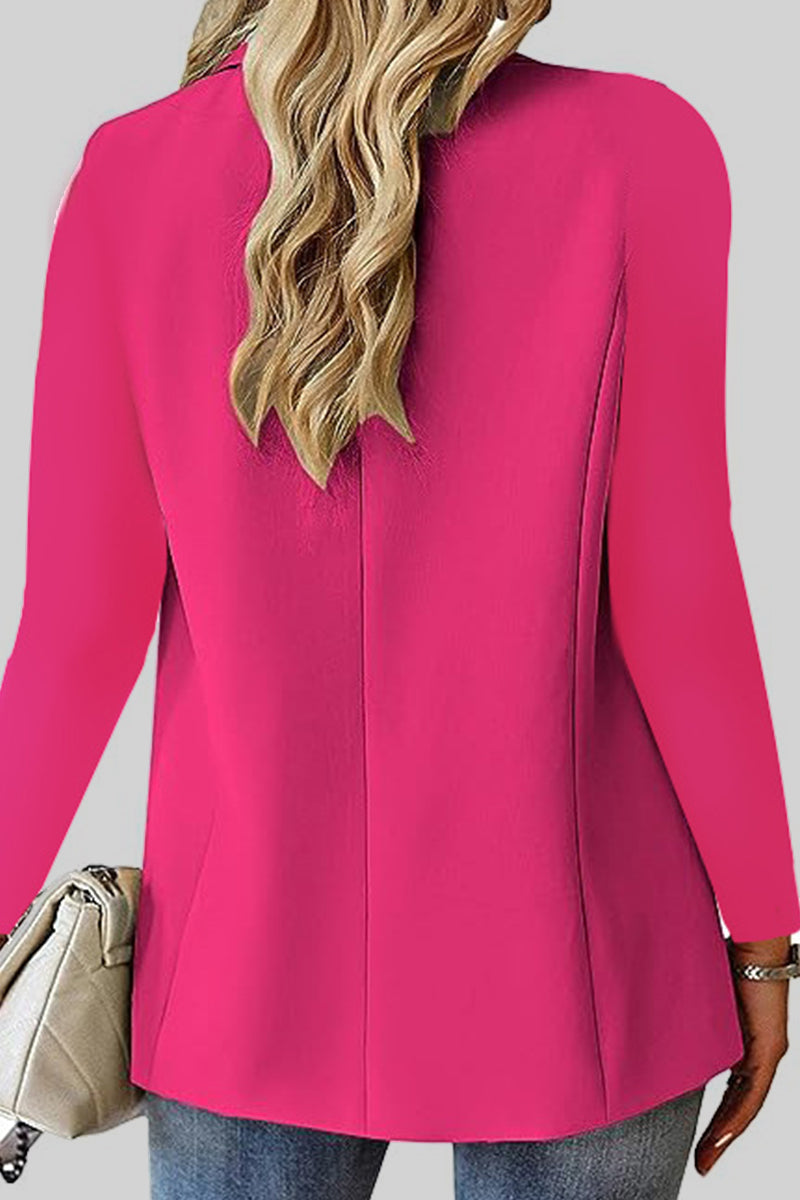 Cardigan Turn-back Collar Outerwear
