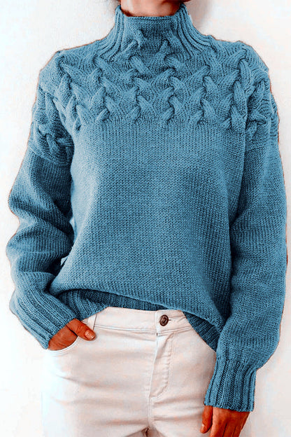 Weave Turtleneck Sweaters(11 Colors)