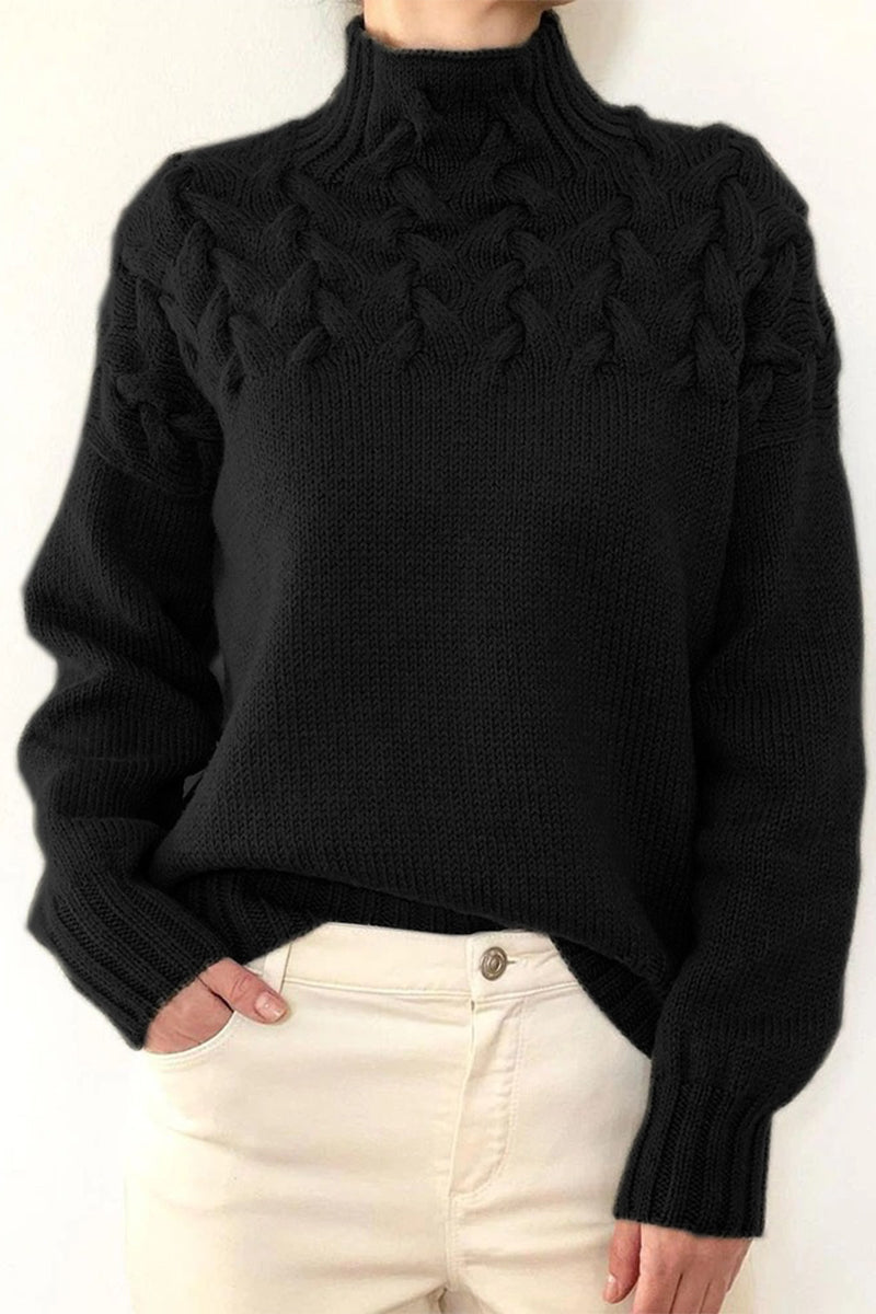 Weave Turtleneck Sweaters(11 Colors)