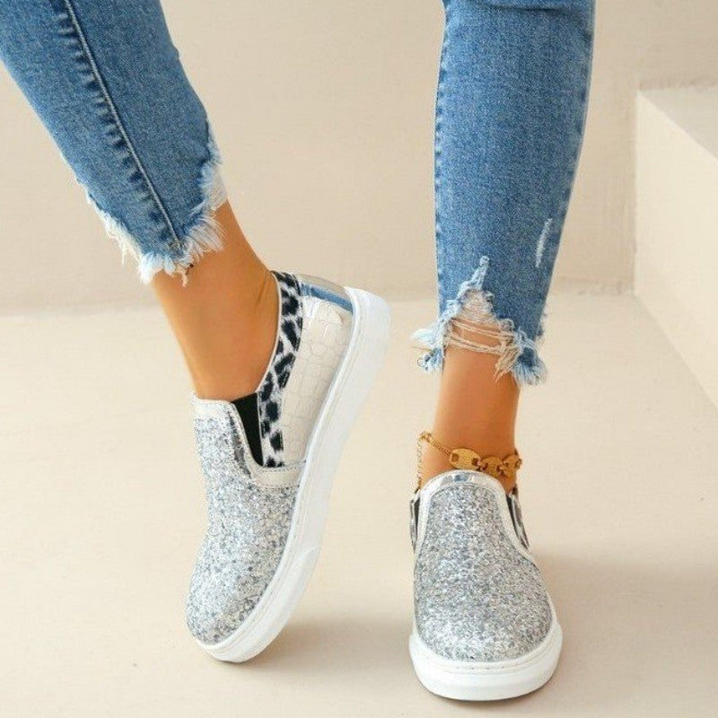 Patchwork Round Comfortable Out Door Flats Shoes