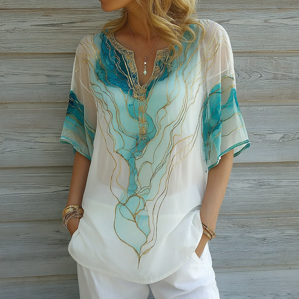 Blue white