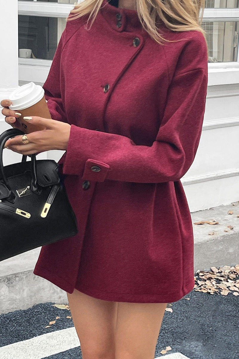 Long-sleeve Sweater Coat