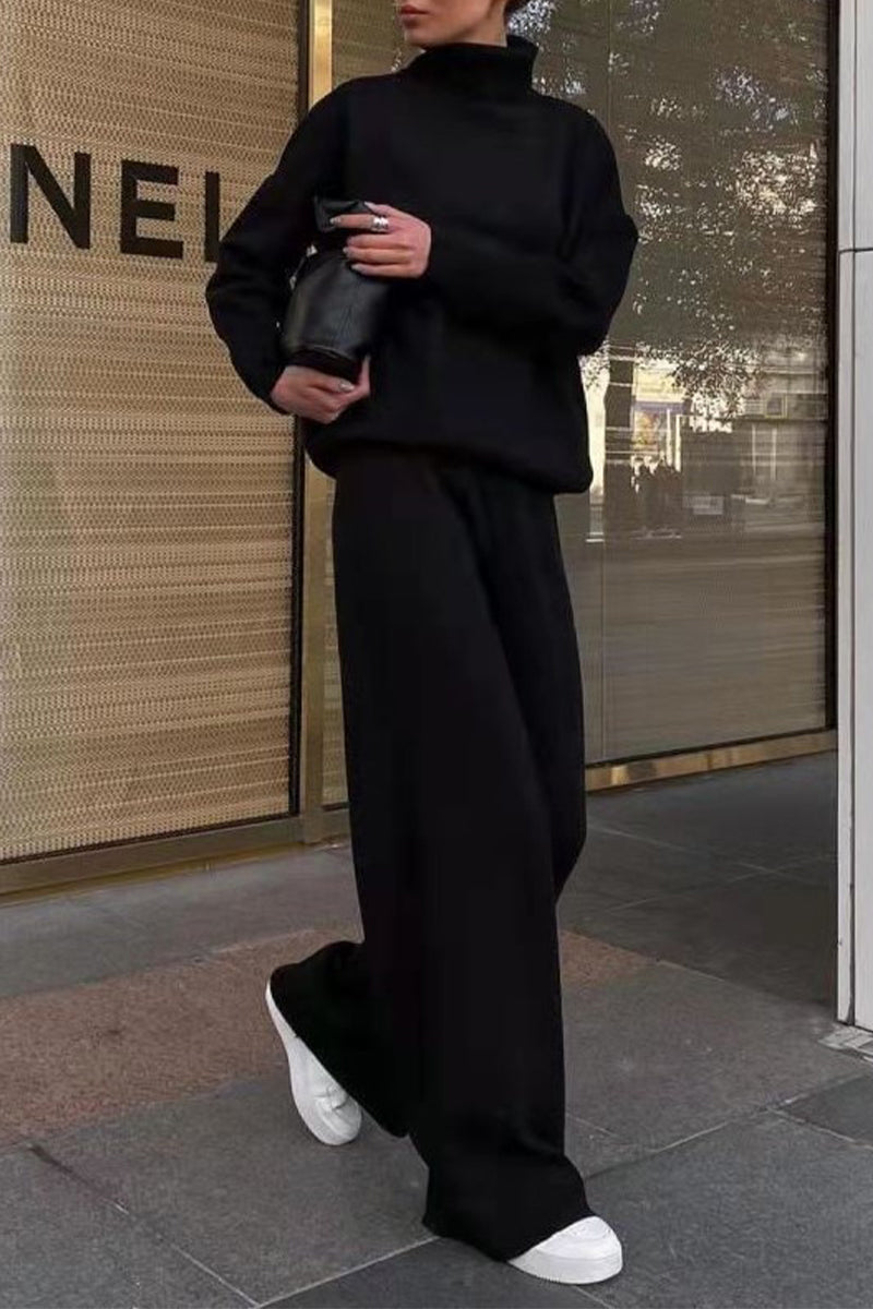 Simplicity Turtleneck Long Sleeve Two Pieces