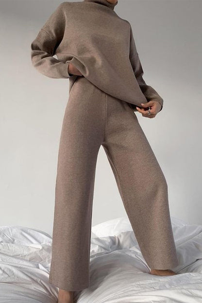 Simplicity Turtleneck Long Sleeve Two Pieces