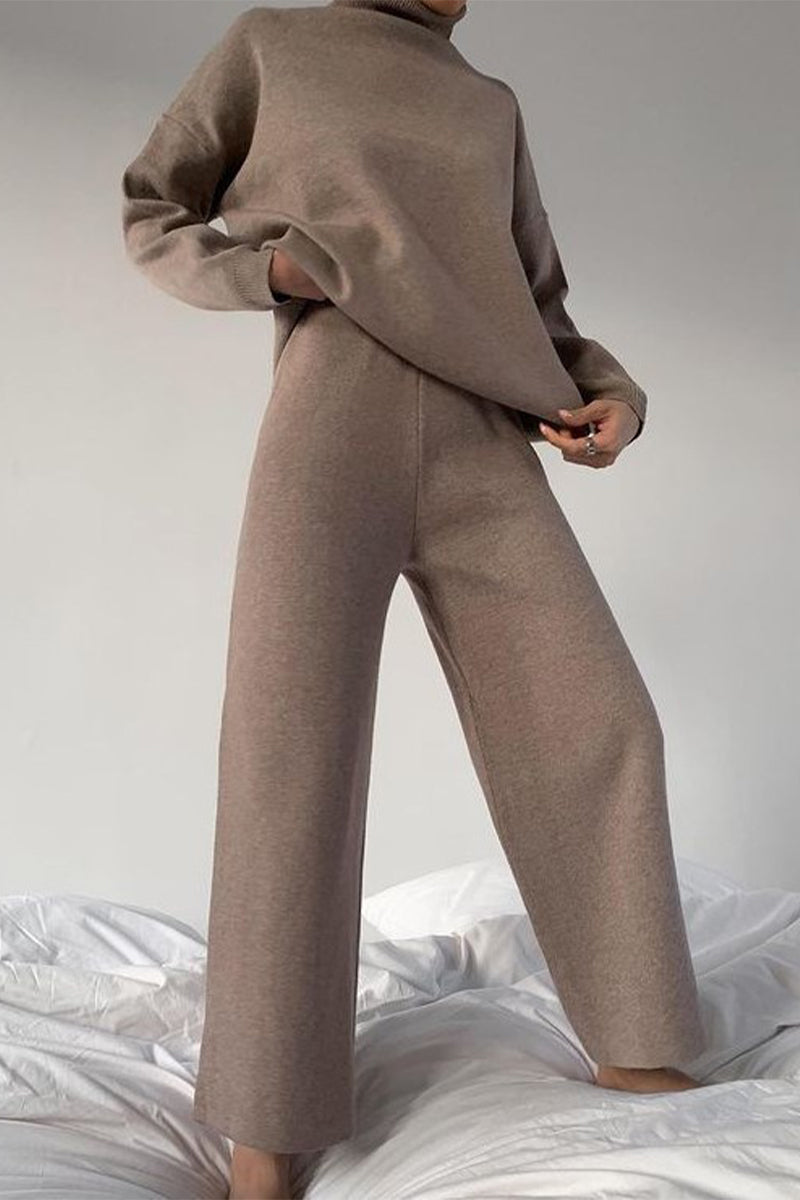 Simplicity Turtleneck Long Sleeve Two Pieces